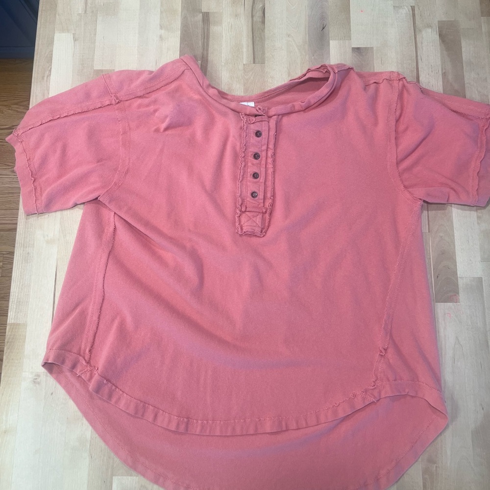 BKE Coral Button-Up Shirt